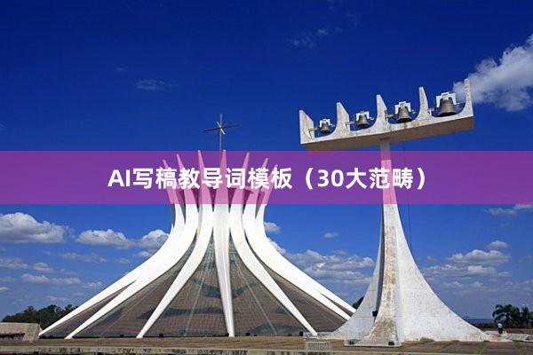 AI写稿教导词模板（30大范畴）